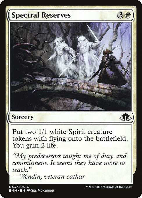 Spectral Reserves