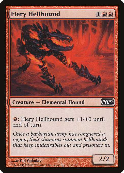 Fiery Hellhound