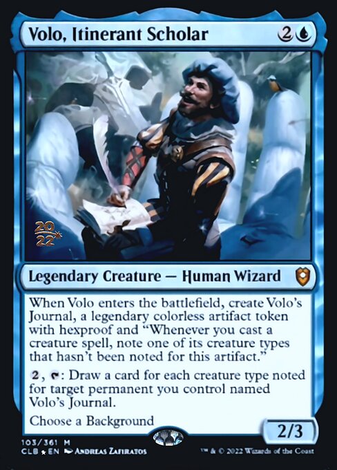Volo, Itinerant Scholar