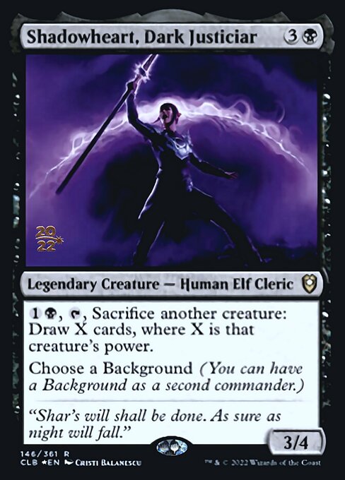 Shadowheart, Dark Justiciar