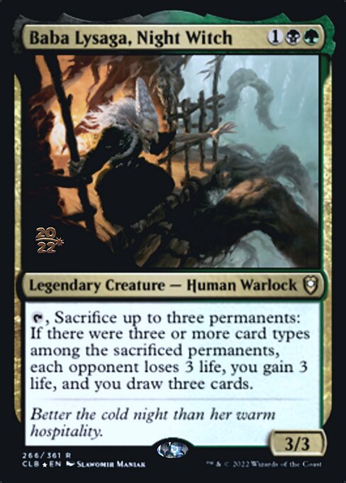 Baba Lysaga, Night Witch