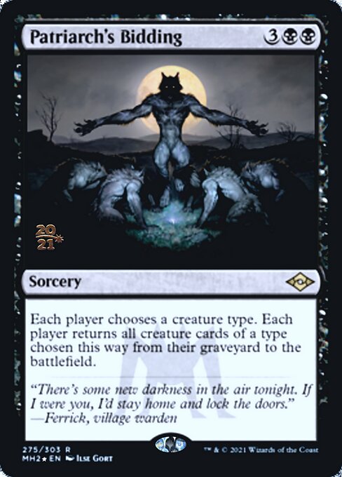 Patriarch's Bidding