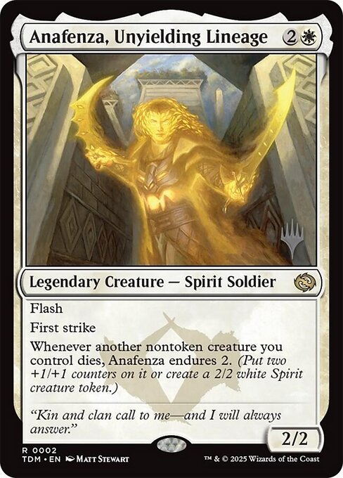 Anafenza, Unyielding Lineage