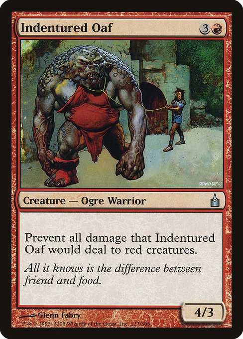 Indentured Oaf