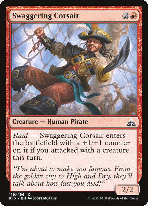 Swaggering Corsair