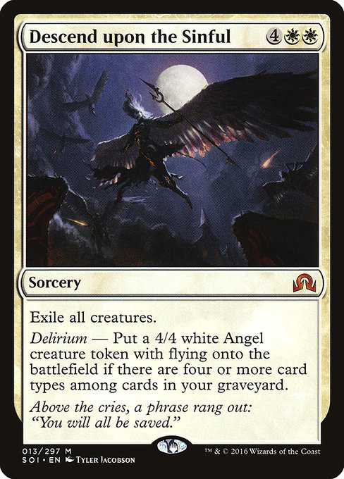 Descend upon the Sinful