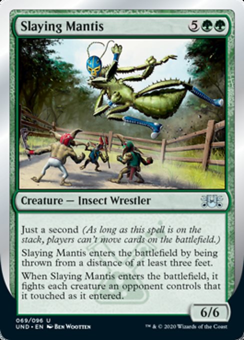 Slaying Mantis